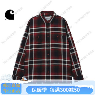 Carhartt carhartt shirt men's autumn new classic square multi-pocket plaid wide version long-sleeved official flagship authentic / color s