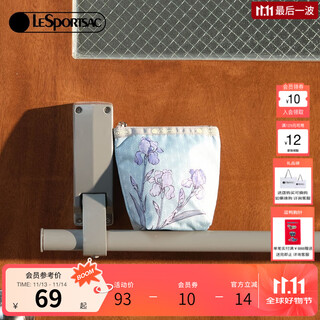 Lesportsac new blue cute cartoon commuting storage bag clutch bag clutch bag gift for girls iris garden