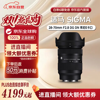 Sigma 28-70mm f2.8 dg dn sony e-mount full-frame mirrorless constant large aperture standard zoom lens live video