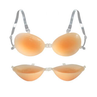 5cm thickened silicone flat chest invisible bra patch for southeast asian flat chest small chest invisible bra 5d thickened silicone 4xl c size naked dress free shoulder strap