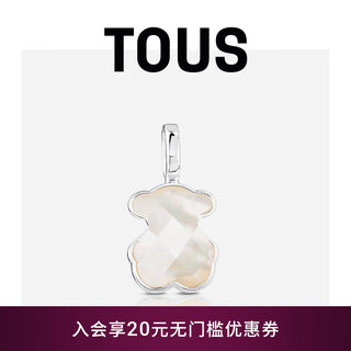Tous taosi bear 925 silver mother-of-pearl classic bear pendant female necklace pendant female couple gift white 215434520