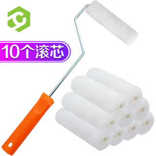 Caihong 4-inch roller brush 10 wool roller core brush paint latex paint roller brush wall paint wall paint wall tool