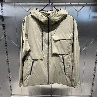 Descente bleu series urban cycling men's plaid printed woven top d5331bjk70-khaki kk l (175/96a)