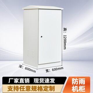 6u outdoor cabinet 9u monitoring box outdoor rainproof 12u wall-mounted 1.2m floor-standing waterproof and anti-theft 2m network cabinet 1.2m rainproof cabinet height 1200 width 600 depth 600