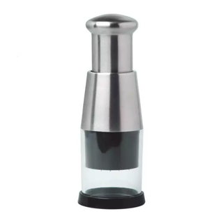 Yusenyi stainless steel automatic metal garlic pounder kitchen garlic clapping knife garlic press artifact minced garlic press minced garlic masher 304 stainless steel model