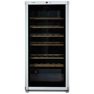 Bosch bosch 72-pack intelligent constant temperature professional wine cabinet household high-end solid wood wine rack 22v80 silver