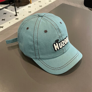 Lotto children's hat spring and autumn new fashion short brim foreign-style peaked cap male and female baby retro fashion sunshade baseball cap green (huzon) short brim baseball reference 3-8 years old_cap circumference 51-54cm_adjustable