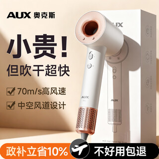 Oaks (aux) hair dryer for hair drying household occ hair dryer high-power hair dryer for men and women special high-speed hair care hollow leafless hair dryer gift national subsidy