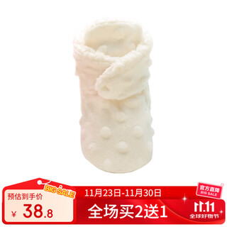 拉夏莉亚（LAXIALIYA）拉夏莉亚婴儿鞋新生儿鞋子加绒保暖棉鞋婴幼儿棉靴鞋袜0-6-12冬季 白色 12 内长12cm 0-6个月，脚长8-11cm
