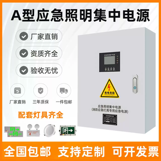 Type a emergency lighting centralized power supply dc36v fire emergency distribution box intelligent evacuation indicator emergency light host 100w centralized power supply with battery bandpass