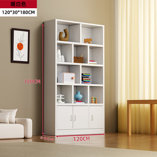 Yusenyi wine cabinet display cabinet home living room entrance cabinet simple modern storage rack floor cabinet wall partition cabinet wine rack upgraded and deepened 120*30*180cm warm
