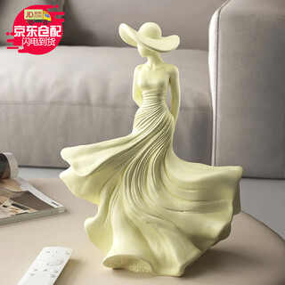 Ole's light luxurious spring breeze phantom character art ornament high-end sculpture living room study entrance wine cabinet home accessories ht phantom goddess ornament (gift box) beijing warehouse quick delivery