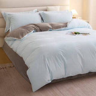 Yongfan class a maternal and infant grade 2025 new baby velvet four-piece winter warm quilt cover with velvet anti-static milk velvet 4