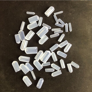 Mo peng rubber protective cover transparent plug protective cap plastic steel pipe hook hanger cover threaded screw bolt original color glue transparent color inner diameter 10 (1000 pieces)