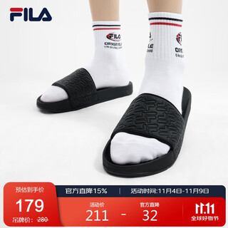 Fila official men's shoes drifter sports slippers 2025 fashionable casual drifting boat slippers