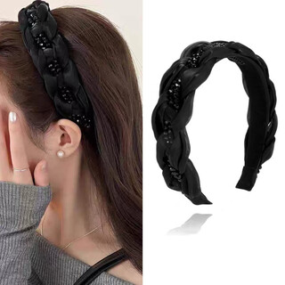 Chimera (chimera) wide-brimmed high-ceiling headband fashionable fabric-wrapped edge non-slip headband hairpin hair accessory girl birthday gift