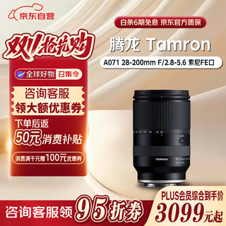 Tamron a071s 28-200mm f/2.8-5.6 di iii rxd sony fe mount full-frame mirrorless lens large zoom telescope