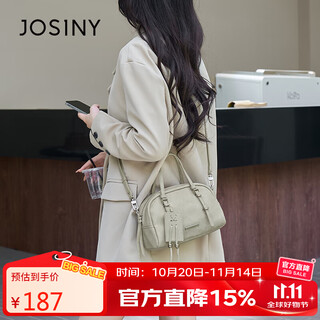 Zhuoshini bag women's 2025 new fashion versatile shoulder bag large capacity commuter portable armpit bag light gray