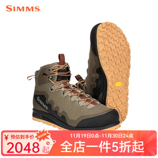 Simms wading shoes luya outdoor fishing comfortable wading boots non-slip men's water shoes special g4 guide flyweight light wading shoes brown 41