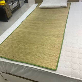 Yusenyi pure natural straw mat woven mat double bed mat 1.5m1.8 seats student dormitory single bed toddler 1.0m wide x 1.9m long others