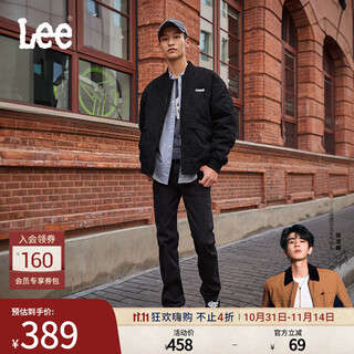 Lee zhang linghe endorses mid-waist tapered daily slimming classic five-pocket men's jeans casual trend black (731 comfortable tapered version) 33 (150-160 jin jin equals 0.5 kg optional)