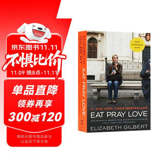 一辈子做女孩 Eat Pray Love（电影封面珍藏版）美食、祈祷和恋爱 原著小说  进口原版 英文书
