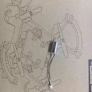 OTHER四轴Arduino无人机全套配件遥控飞行器学生DIY组装木制 A款电机黑白线 官方标配