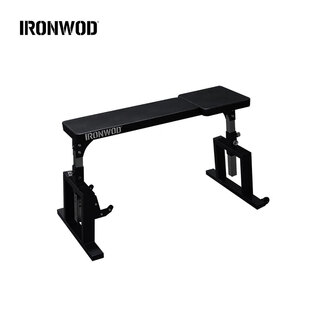Ironwod gym seal rowing bench adjustable equipment pad back pull barbell rack bent over pull back training commercial seal rowing bench