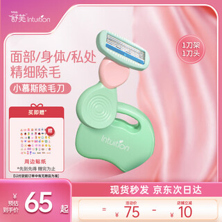 Schick mousse all-purpose hair removal knife 1 handle 1 head 1 storage box private shaver non-hair removal cream