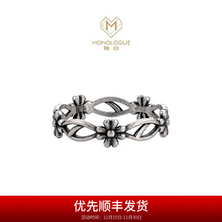 Chow tai fook monologue monologue ambition series iris retro platinum ring for women mo88 no. 12