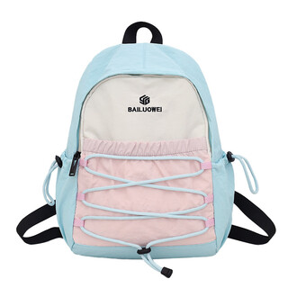 Smvp college style multifunctional backpack women's 2025 new trendy fashion outdoor mountaineering bag casual large capacity backpack blue see details
