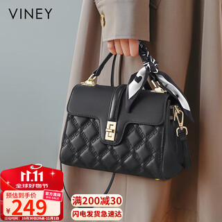 Viney cowhide bag women's bag portable mother bag middle-aged crossbody shoulder bag birthday gift large capacity for girlfriend and wife