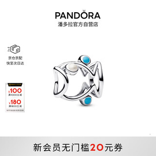 Pandora hollow fish charm decorated with marine elements, a fresh and auspicious symbol of summer as a birthday gift for your girlfriend