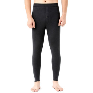 King deer 2025 new winter 100 pure cashmere pants thickened men's thin cashmere pants slim bottoming wool pants winter dark gray m