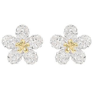 Black swan pearl earrings bee flower small fresh rose gold bella star triangle shape earrings nails women no. 16