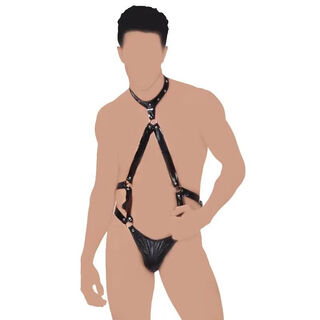 Sexy underwear for men gay bed men flirting sexy date shirt passionate training zy black one-piece thong one size fits all adjustable wear