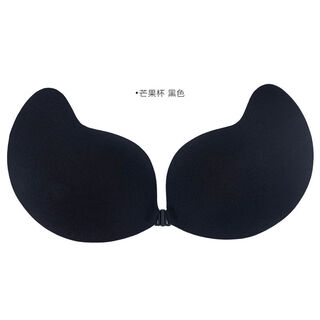 Breast stickers for big breasts wedding dress silicone invisible bra stickers for women push up small breasts thick big breasts sexy deep v push-up breast stickers without black mango cup 1 piece b