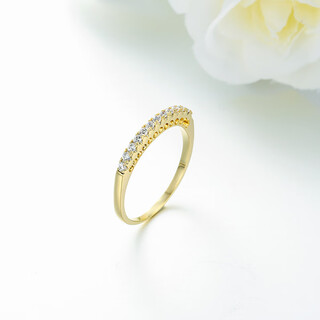 Xuping xuping jewelry simple ring girls daily versatile one-word ring x000921482 7# (unconditional