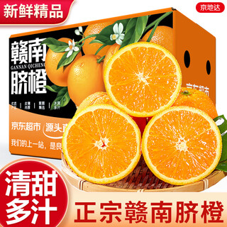 京地达橙子正宗江西赣南脐橙净重9斤单果250g+当季水果源头直发包邮