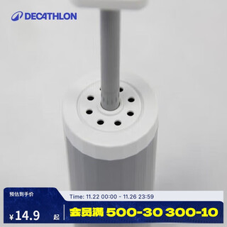 Decathlon yoga ball pilates fitness ball children's inflator inflatable pump two-way inflator fast and effortless-1503505