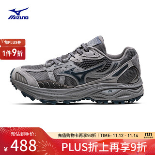美津浓（MIZUNO）山系户外登山鞋复古缓震防滑轻野鞋透气跑步鞋RACER ADV 04/砾石灰【秋冬版】 42 (270mm)