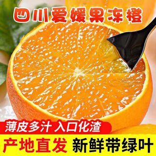 甜暧鲜正宗四川爱媛38号果冻橙时令新鲜当季水果柑橘桔手剥冻橙 单果 120-160g 8-12个