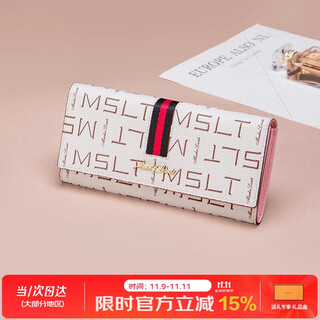 Mashalanti (mashalanti) women's wallet 2025 new long style multi-card slot money note holder clutch bag card bag practical birthday gift for wife