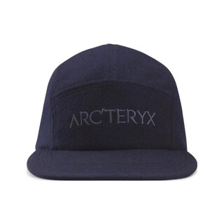 Arc'teryx (arc teryx) letter embroidered fashion baseball cap for men and women, light brown/sapphire black, sapphire black (black sapphire heath f (one size)