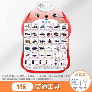 He jian gong baby audio early education wall chart children's enlightenment reading sound toy infant learning literacy wall sticker 1 transport hook + battery