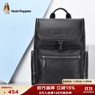 Hush puppies business backpack large capacity men's backpack men's computer bag multifunctional birthday gift for boyfriend