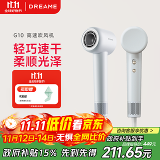 Zhuimi g10 high-speed hair dryer household hair dryer high-power quick-drying hair dryer negative ion high wind low noise gift leafless hair dryer gray ahd11b