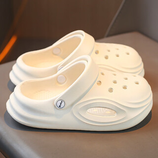 英国next road男童洞洞鞋2025夏季新款儿童拖鞋中大童防滑沙滩女 白色【主图款】 39