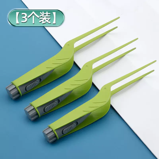 Yusenyi luminous ear digging spoon ear tweezers children's ear digging artifact baby's ear digging earwax tweezers tool set ear picking with light (german seiko) upgraded green (3 pack) luminous ear tweezers