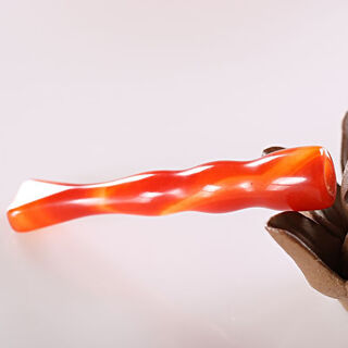 Agate cigarette holder, high-efficiency filtration and washable, only for men. agate cigarette holder (dark style)
